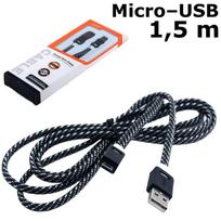 Laidas USB-A į USB-Micro, 1.5 m, TLA 05 Braided : Spalva - Balta (WT)