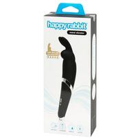 Happyrabbit - wand masažuoklis vibratorius - įkraunamas - juodas
