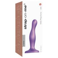 Strap-on-me Curvy S - banguotas dildo su siurbtuku (violetinis)