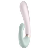 Satisfyer Heat Wave - programėle valdomas šildantis vibratorius (mėtos spalvos)