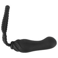 Black Velvets Perfect Fit - prisegamas dildo (juodas)