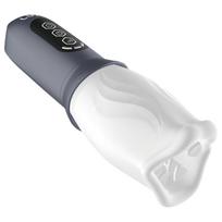 LUX Active First Class - automatinis masturbatorius - balta/pilka