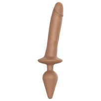 Strap-on-me Switch Realistic L - 2 viename silikoninis dildo (natūralios spalvos)