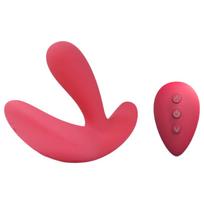 Cotoxo Saddle - prostatos vibratorius su nuotoliniu valdymu - raudonas