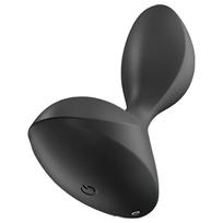 Satisfyer Sweet Seal - programėle valdomas analinis vibratorius (juodas)