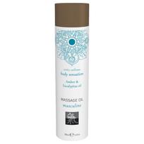 HOT - Shiatsu Masculine - masažo aliejus - gintaras-eukaliptas (100 ml)