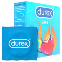 Durex Love - prezervatyvai - siauri - 4 vnt