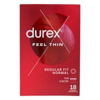 Durex - prezervatyvai - natūralus pojūtis - ploni - 18 vnt