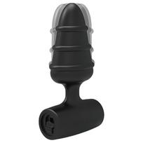 Love Plug - mini analinis vibratorius - juodas