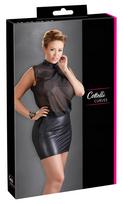 Cottelli Plus Size - blizgi šifono suknelė - juoda - 2XL