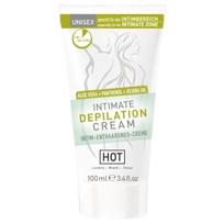 HOT Intimate - intymių vietų depiliacinis kremas su mentele - 100 ml