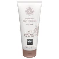 HOT - Shiatsu 2in1 Silky touch - šilkinis masažo lubrikantas (200 ml)