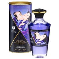 Shunga - šildantis masažo aliejus - egzotiniai vaisiai - 100 ml