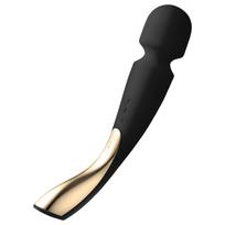LELO Smart Wand 2 - didelis masažuoklis vibratorius - įkraunamas - juodas
