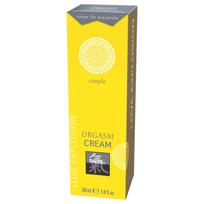 HOT - Shiatsu Orgasm - uniseks švelniai dilgčiojantis intymus kremas (30 ml)