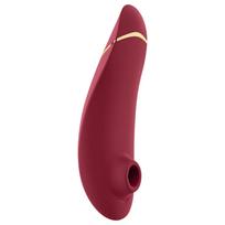 Womanizer Premium 2 - klitorio stimuliatorius su oro bangomis - raudonas