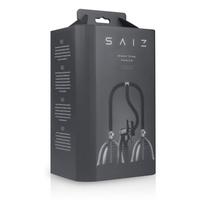 Saiz Premium - elektrinis dvigubas pientraukis - mažas - permatomas juodas