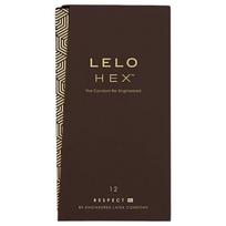 LELO Hex Respect XL - prezervatyvai XL dydžio - lateksas - 12 vnt