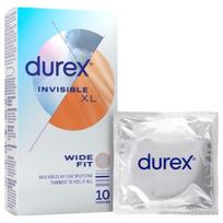 Durex Invisible XL - dideli prezervatyvai - 10 vnt