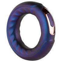 Hueman Saturn - įkraunamas, vandeniui atsparus vibruojantis penio žiedas (violetinis)