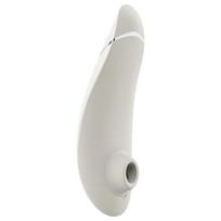Womanizer Premium 2 - klitorio stimuliatorius oro bangomis - baltas