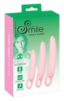 „Smile“ makšties treniruokliai - makšties treniruoklių rinkinys, 3 dydžiai (dubens dugno raumenų stiprinimui)