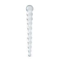 Gildo Glass No. 20 - stiklinis dildo su burbuliukais - skaidrus