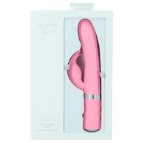 Pillow Talk Lively - įkraunamas, klitorio rankenos vibratorius (rožinis)