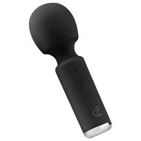 Easytoys Wonder Wand - įkraunamas mini masažuoklis vibratorius - juodas