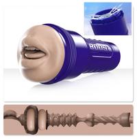 Fleshlight Boost Blow - burnos masturbatorius - realistinis - kūno spalvos