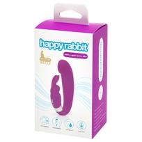 Happyrabbit - G taško vibratorius su klitorio atšaka - įkraunamas, violetinis
