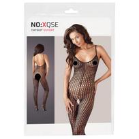 NO:XQSE - Atviras tinklinis kombinezonas (juodas) - XL/XXL