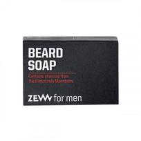 ZEW Beard Soap With Charcoal Muilas barzdai su anglimi, 85g