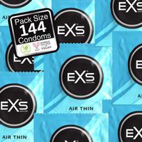 EXS Air Thin - prezervatyvai - itin ploni - lateksas - 144 vnt.