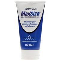 Swiss Navy MAX Size - stimuliuojantis kremas vyrams - 150 ml