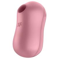 Satisfyer Cotton Candy - oro bangomis veikiantis klitorio vibratorius (koralo spalvos)