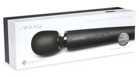 Le Wand Petite - išskirtinis, įkraunamas masažinis vibratorius (juodas)