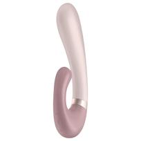 Satisfyer Heat Wave - programėle valdomas šildomas vibratorius (smėlio spalvos)