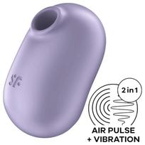 Satisfyer Pro To Go 2 - klitorinis stimuliatorius - banginis - įkraunamas