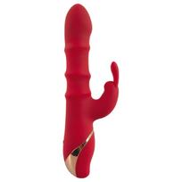 You2Toys Rabbit - vibruojantis žiedas su judančia ausyte (raudonas)