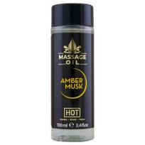 HOT - masažinis aliejus odos priežiūrai - gintaro ir muskuso kvapas - 100 ml