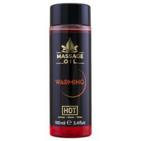 HOT - masažo aliejus - šildantis poveikis - 100 ml