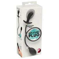 You2Toys - pripučiamas analinis išplečiamas kaištis (juodas)
