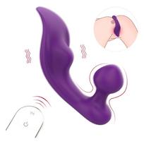 Sex HD Chomper - vibruojantis klitorio ir analinis vibratorius