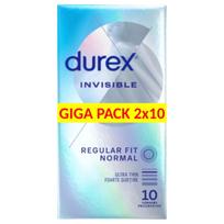 Durex Nude - itin ploni prezervatyvai (2×10 vnt.)