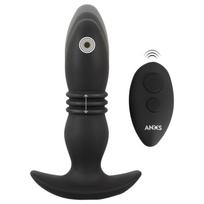 ANOS - analinis vibratorius su nuotolinio valdymo funkcija - juodas