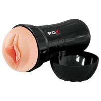 PDX - Wet Pussies Super Luscious Lips - tikroviška dirbtinė vagina (natūralios spalvos)