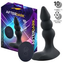 AfterDark - vibruojantis prostatos masažuoklis - juodas
