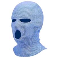 Balaclava - megztas oralinis kaukė 3 angų - mėlynas