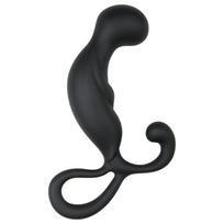 EasyToys - prostatos masažuoklis - juodas silikoninis dildo